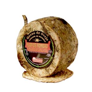 Flor de romero Roblemancha queso de oveja curado al romero