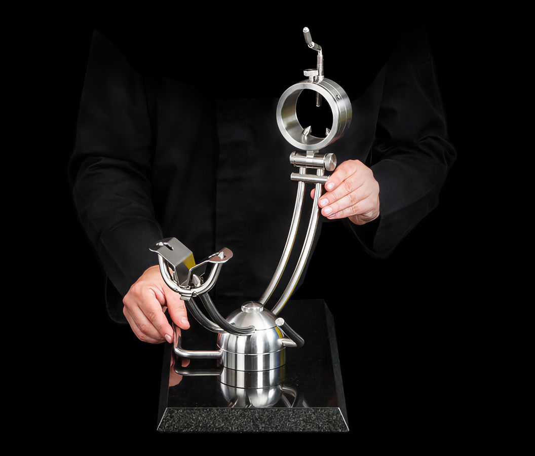 Jamonero PECTUS Silestone base negro estelar - Imagen 3