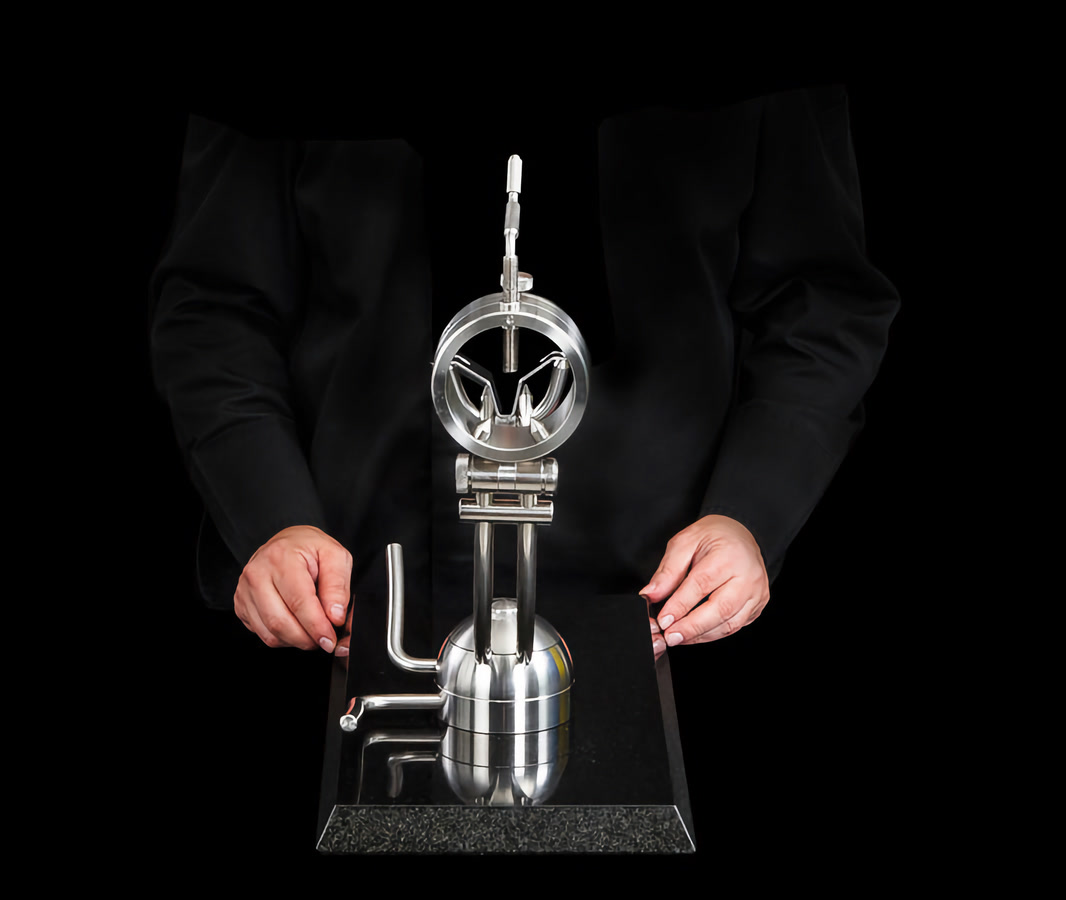 Jamonero PECTUS Silestone base negro estelar - Imagen 2